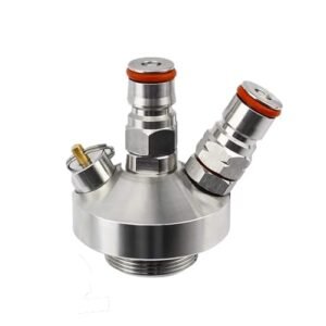 Fabricação caseira de cerveja Mini Keg Spear Beer Growler Tap Dispenser,Craft Beer Keg Quick Fitting Connector Perfect for Party Picnic Gathering Homebrew Kit Acessórios para vinho(Type 1) (Cervejas)