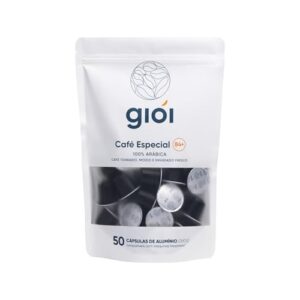 Gioi Café Especial, 100% Arábica, Cápsulas Compatíveis com Nespresso, 84+ (50 Cápsulas, Ristretto) (Café)
