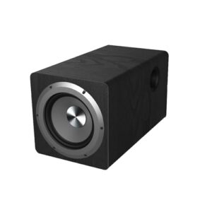 Subwoofer Home Theater 16,5 cm alimentado por subwoofer de madeira com cabo alto-falantes Hifi de 100 W para TV, telefones celulares e computadores (Equipamentos)