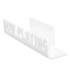 HEEPDD Prateleira de Montagem Em Parede para Discos, Display Acrílico que Economiza Espaço para Discos de Vinil, Inclui Suporte à Prova de água, Tamanho 7,7 X 2,0 X 2,0 pol., Ideal para Suprimentos (Equipamentos)