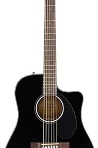 Fender CD-60SCE Dreadnought - Violão Preto (CDs)