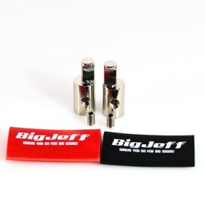 Big Jeff Audio Conjunto de Dois Adaptadores de Entrada de Amplificador, Um de Calibre 4 para Outro de Calibre 4. (Equipamentos)