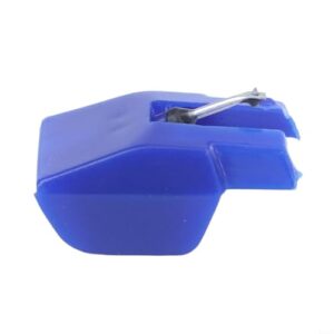 Agulha de reposição para toca-discos fonógrafo para Audio Technica AT12 ATS12 ATS10 AT12E VM8-7D PRO12E, peça de toca-discos com ponta de cartucho estéreo de metal azul (Equipamentos)