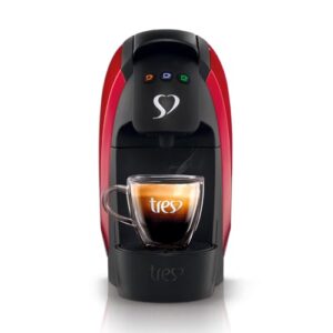 3 Corações TRES Cafeteira Espresso e Multibebidas Luna Vermelha - 220v (Café)