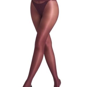 Meia-calça feminina LABELLA 80D super brilhante jazz, P-Queen2, Vinho tinto, G (Vinhos)