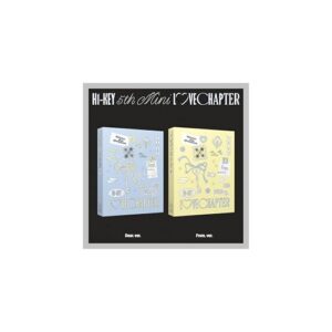 H1-KEY LOVECHAPTER 5th Mini Album 2 Version Set(Dear+From) CD+PhotoBook+PhotoCard+Polaroid+Folded Poster on Pack+PostCard+Frame+Bookmark+Tracking (CDs)