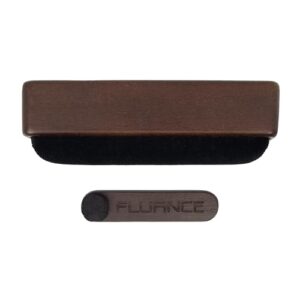 Fluance Kit de limpeza 2 em 1 para disco de vinil e caneta com escova de gravação de veludo e escova Stylus para toca-discos - Kit de limpeza de vinil e escova de limpeza de caneta para preservar a (Discos de Vinil)