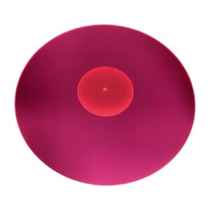 Generic Tapete para toca-discos, acessórios e peças de reposição resistentes que ajudam a reduzir o ruído, Rosa (Equipamentos)