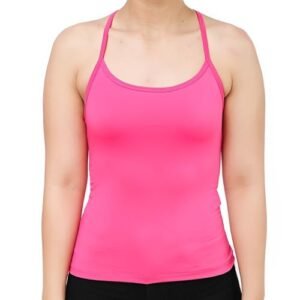 Regata Feminina Modelo Nadador Blusinha Verão de Alcinha Vinha Fashion Em Suplex (Rosa, M) (Vinhos)