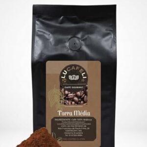 LUCAFELI Café Gourmet Natural Torra Média 100% Arábica Moído 500g (Café)
