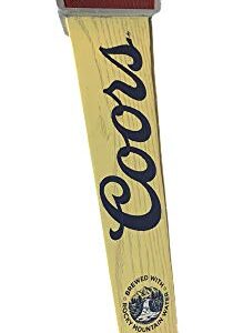Cabo de torneira de madeira SkiPack Coors Banquet | 3 lados | 30 cm de altura (Cervejas)