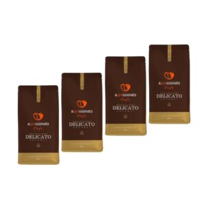 Kit 4 Café Gourmet Torrado E Moído Delicato Notas de Avelã e Caramelo 250g - Appassionato (Café)