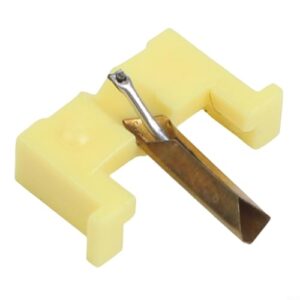 FABULETTA Caneta de substituição M70B N70B N72B, agulha fonográfica de disco de vinil compatível com cartuchos Astatic EVG Pfanstiehl, para fácil instalação acessório de toca-discos (amarelo) (Discos de Vinil)