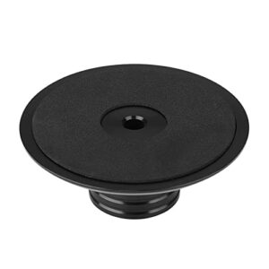 Vistreck Estabilizador de Disco de Metal para Mesa Giratória Vinil LP Com Braçadeira Peso Preta para Qualidade Som Aprimorada (Preta) (Equipamentos)