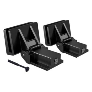 Generic Conjunto de 2 Dobradiças para Tampa de Proteção Contra Poeira de Toca-discos, Acessórios para Toca-discos de com Escova para TN550 (Equipamentos)
