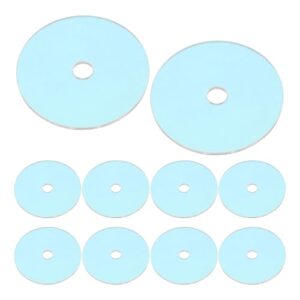 Holibanna 10 mini CD chaveiro - pingente de disco de vinil retrô em branco a laser de 4,8 cm - chaveiro estilo álbum para decoração de festa para amantes de música (CDs)