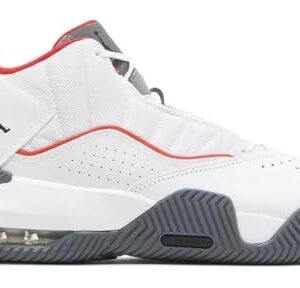 Jordan Stay Loyal White University Red (White/Black-Light Graphite, us_Footwear_Size_System, Adult, Men, Numeric, Medium, Numeric_11) (CDs)