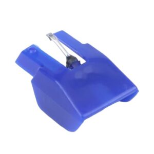 Caneta de reposição para toca-discos fonógrafo para Audio Technica AT12 ATS12-10E, agulha de ponta azul para toca-discos de vinil, para atualização de som estéreo Hi-Fi para uso em DJ Home Studio (Equipamentos)