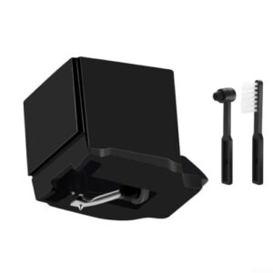 Caneta de substituição ATN3600LE para toca-discos AT-LP60X AT-LP60 AT-LP2D, agulha fonográfica de ponta cônica com escova de toca-discos, preta (barra de alumínio) (Equipamentos)