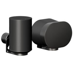 PEGZONE Suporte de parede de alto-falante ajustável para Sonos Era 100 e Era 300, ajuste de ângulo flexível, suporte de parede de alto-falante de som surround compatível com alto-falantes Sonos Era, 1 (Equipamentos)