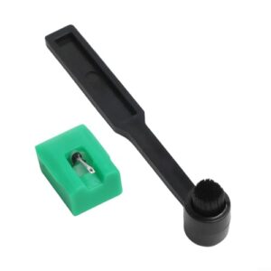 Caneta Stylus de substituição para cartucho AT95E, agulha de ponta oval para discos de vinil, compatível com toca-discos T-LP120-USB, para substituição Audio Technica AT3400 AT3450, fono cantilever (Discos de Vinil)
