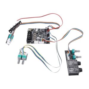 Generic Placa amplificadora de potência 50W + 50W 2.0 canais HiFi Bluetooth 5.0 Módulo amplificador de áudio com entrada USB MIC para sistema de alto-falante de home theater (Equipamentos)