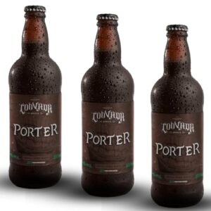 Cerveja Porter Cervejaria Louvada 500ml Kit 3un Sem Glúten (Cervejas)