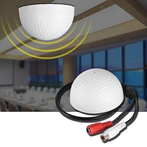 Cabeça de Microfone Captador de Monitoramento de Som HiFi de Amplo Alcance de 5-150m2 para Segurança CCTV (Equipamentos)