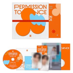 PERMISSION TO DANCE ON STAGE - LIVE (CONTACT Ver.) Outer Box & Memo + Photo Note + CD + Lyric Book + Postcard Set + 4 Extra Photocards - BTS (CDs)