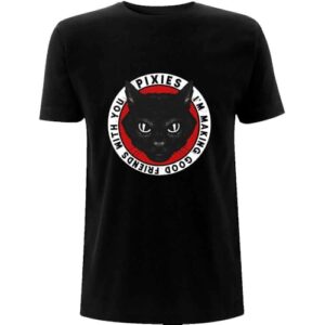 Pixies Camiseta masculina preta, Preto, G (CDs)