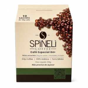 Spineli Coffee Café Especial 84+ Drip Coffee Premium 100% Arábica Moído 250g (Café)