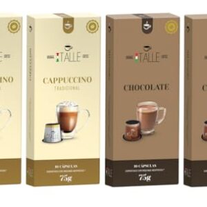 Cápsula Cappuccino Chocolate Café Italle 40 Und (Café)