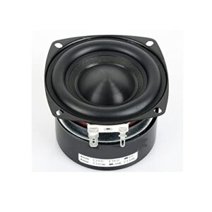 Alto-falante subwoofer de 7 cm, alto-falante de baixo Woofer de 8 Ohm 25 W para home theater ou acessório de alto-falante DIY, 1 caixa de som de estante (Equipamentos)