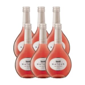 Vinho Português Rosé Meio Seco Mateus 187ml Kit 6 Unidades (Vinhos)