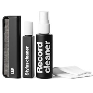 am Kit de limpeza de vinil premium 4 em 1 – Líquido limpador de discos, escova antiestática, limpador de caneta e pano de microfibra – Kit essencial de limpeza de discos para toca-discos de vinil (Discos de Vinil)