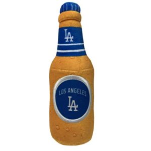 Pets First MLB Los Angeles Dodgers Stadium Garrafa de Cerveja Brinquedo de Pelúcia para Cães e Gatos - Brinquedo de Pelúcia Mais Fofo para Cães e Gatos com Squeaker Interior e Bordado Premium de Nome/Logotipo do Time de Beisebol, Cor do Time (LAD-3343) - Pets First (Cervejas)