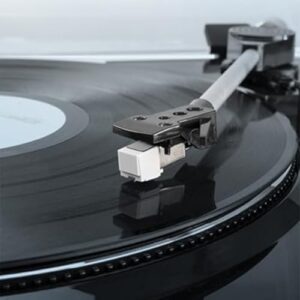 AT3600L Cartucho magnético móvel com suporte de cabeça de liga, caneta MM Phono Stylus para toca-discos toca-discos, kit de substituição de agulha de vinil, preto (cartucho + suporte) (Discos de Vinil)
