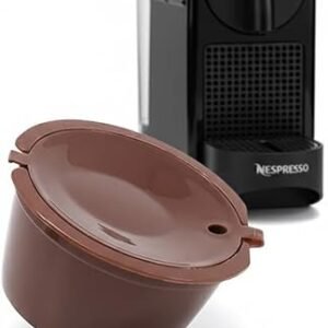 Kit 3 Cápsula Reutilizável Compatível com Nespresso – Filtro de Café Recarregável Ecológico para Máquinas Nespresso (Café)