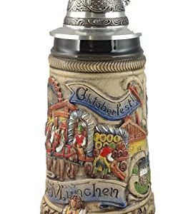 Zöller & Born Caneca de Cerveja Alemã Oktoberfest em Munique 0.5 litros (Cervejas)