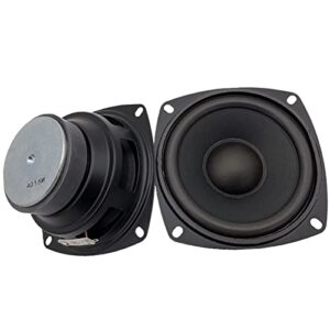 Alto-falante subwoofer de 4 polegadas de frequência total 4Ohm15W ou alto-falante de graves médios-altos para home theater, alto-falantes woofer, estante de livros (Equipamentos)