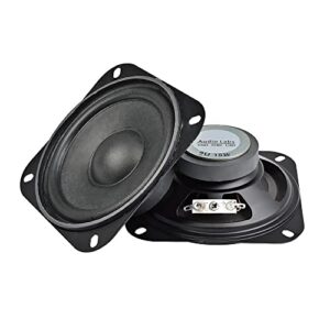 2 subwoofer portátil de 10 cm, 2 Ohm, 10 W, sistema de som de home theater DIY para alto-falante (Equipamentos)