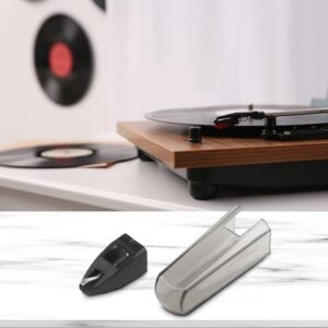 Caneta de substituição para toca-discos, agulha de cartucho para mixador de DJ, compatível com Om Super Series, peça de cartucho de fono de áudio, ponta de toca-discos de alta fidelidade (preto) (Equipamentos)