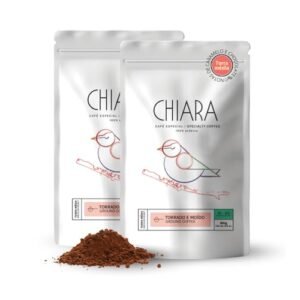 Caffè Chiara Kit Tangará Café Especial Torrado e Moído 100% Arábica, Torra Média, Notas de Chocolate e Caramelo, Perfil Aromático e Equilibrado, 2 Unidades de 250g (Café)