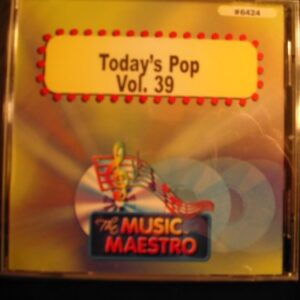 Today's Pop - Vol. 39 Item #6424 - Karaoke - Britney Spears, Kelly Clarkson, Lenny Kravitz, Hillary Duff, Franz Ferdinand, Vanessa Carlton, Simple Plan, Christina Milan, Yellowcard (CDs)