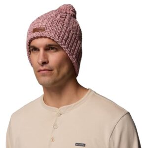 Columbia Gorro unissex aconchegante Ridge, rosa apagador/vinho rico, tamanho único, Borracha Rosa/Vinho Rico Marled, Tamanho Único (Vinhos)