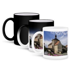 3dRose Old Town Hall, Altes Rathaus, Bamberg, Alemanha - EU10 JEN0167 - Jim Engelbrecht Caneca mágica transformadora de 325 ml (Cervejas)