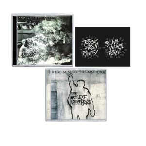 Rage Against The Machine CD Collection: Original Debut Album (Self-Titled) / Battle Of Los Angeles + Including Bonus Art Card (CDs)