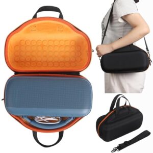 Estojo rígido de viagem para alto-falante portátil Bose SoundLink Max, grande, impermeável, sem fio, Bluetooth, estojo de transporte (laranja) (Equipamentos)