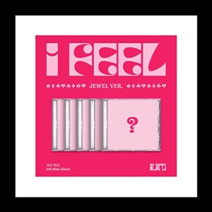 (G) I-DLE I FEEL 6º Mini Álbum CD + POB + Livreto + Papel Lyric + Cartão Fotográfico + Acompanhamento GIDLE I-DLE Selado (versão SHUHUA) (CDs)