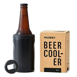 Huski Refrigerador de cerveja 2.0 | Novo | Suporte de lata e garrafa premium | Aço inoxidável de grau marítimo com isolamento triplo | Abridor 3 em 1 destacável | Funciona como um copo | Melhores (Cervejas)